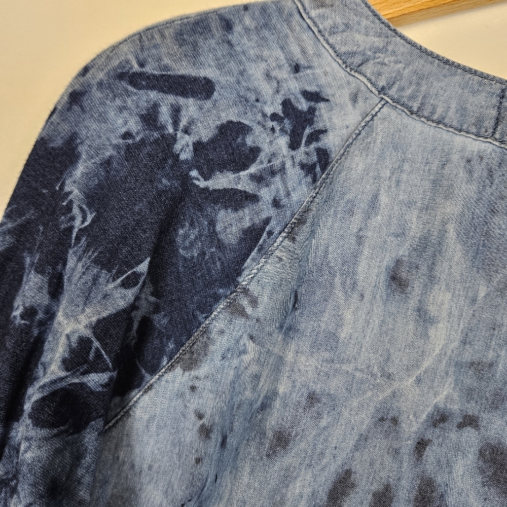 Cloth & Stone Chambray Popover Top - image 3